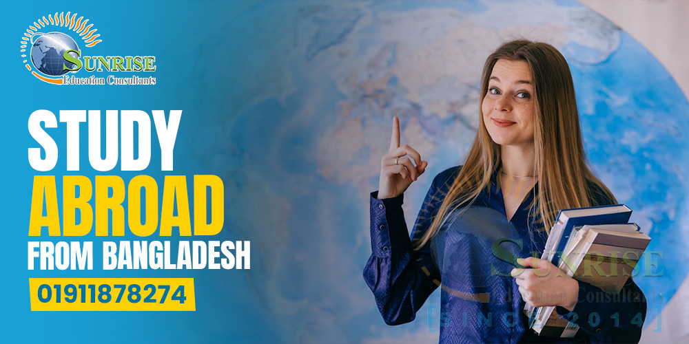 Bangladeshi students exploring study abroad opportunities with scholarships and guidance